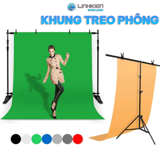 🔥GIÁ SỈ🔥 Khung Treo Phông Di Dộng, Giá Treo Phông Di Động 2 M . 2 M Chụp Hình Ngoài Trời Tiện Lợi