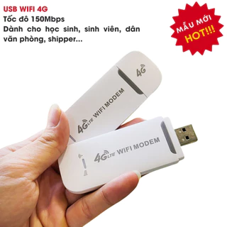 Bộ phát sóng wifi từ sim 4G VNS USB 4G Modem ,USB phát Wifi 4G LTE từ Sim 4G, Dcom phát wifi tốc độ cao