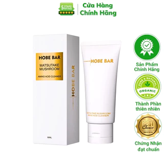 Sữa Rửa Mặt Sáng Da Hobebar Chính Hãng 50ml Srm Cho Da Khô Thường Hỗn Hợp Dầu Nữ Nam Dịu Nhẹ Sạch Sâu Dưỡng Ẩm Lành Tính