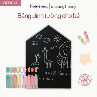 Bảng đính tường hình ngôi nhà cho bé - Malang Honey - không cần đục lỗ, chỉ dán vào tường ( chưa kèm phụ kiện)