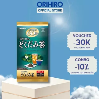 Trà Thanh Nhiệt Diếp Cá ORIHIRO Cải Thiện Làn Da, Giảm Nóng Trong Dạng Túi 60 Gói - Orihiro Viet Nam