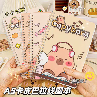 Sổ Lò Xo A5 120 Trang Hình Loppy Capybara Sanrio Pocacho Lotso Cute Đáng Yêu Truyện Tranh