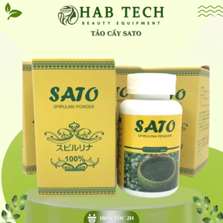 Tảo xoắn SATO cấy nano trắng da - dạng bột siêu tiết kiệm HABTECH