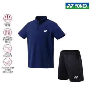 Áo cầu lông, quần cầu lông Yonex chuyên nghiệp sử dụng tập luyện và thi đấu cầu lông MST63