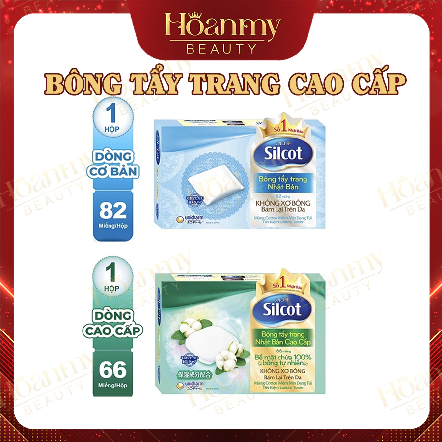 Bông tẩy trang Silcot 82 miếng
