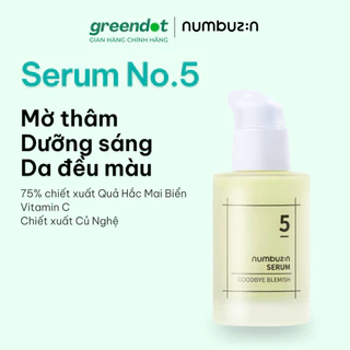 Tinh chất dưỡng da Numbuzin No.5 Goodbye Blemish Serum 50ml