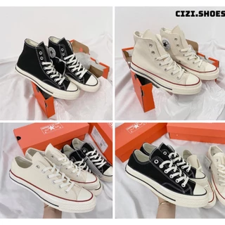 Giày Convers Chuck taylor 1970s đen trắng Cổ Cao - Cổ Thấp, Giày Coverse 1970 Nam Nữ Bản S.Cấp Full bill box