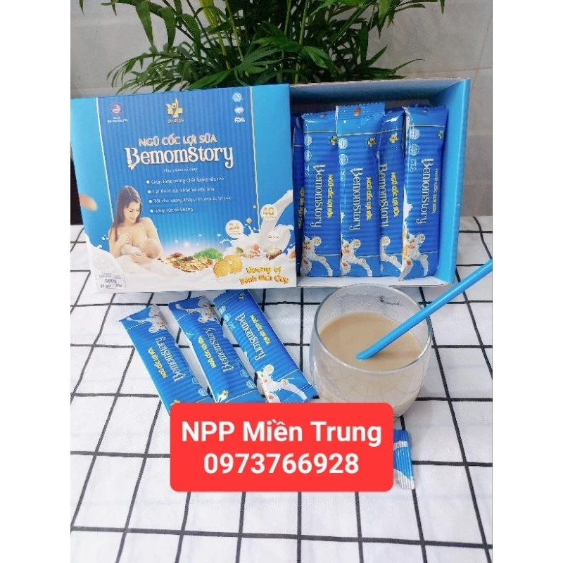 Bemomstory - Ngũ cốc lợi sữa 40 hạt. MUA 1 TẶNG 5 (Hương vị Bích quy)