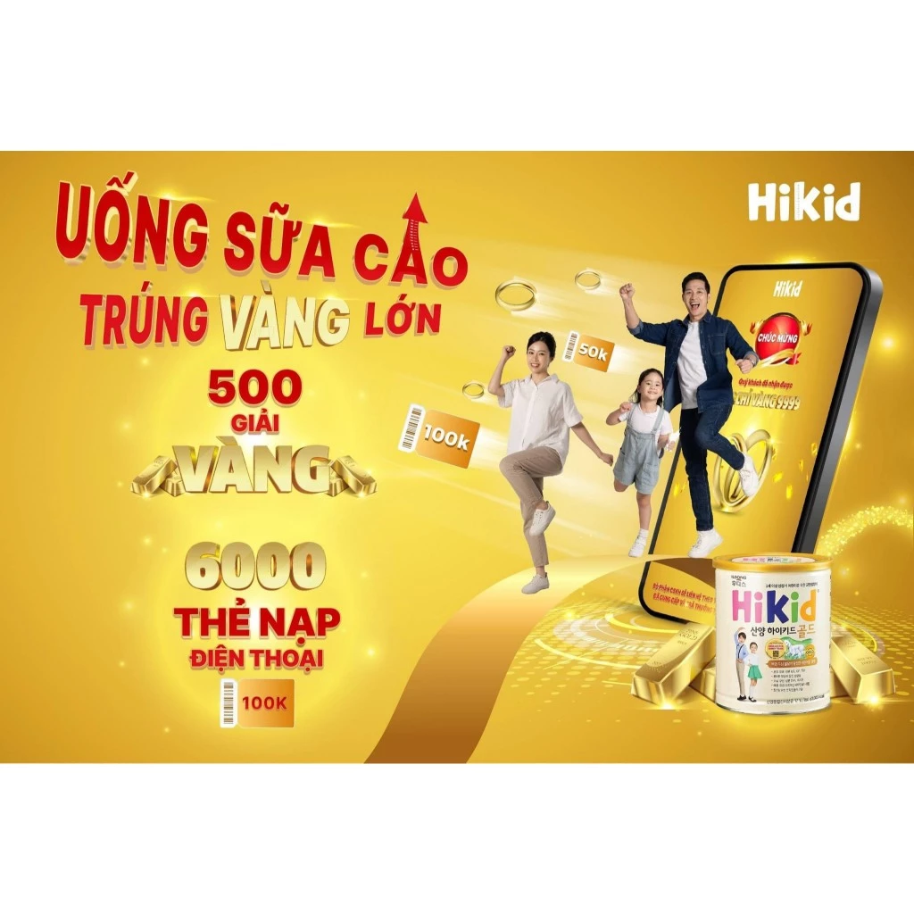 Sữa Hikid Premium Hàn Quốc 600g