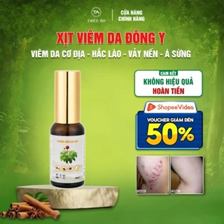 Xịt Thiên Ân Phục Hồi Da Nấm Ngứa, Vảy nến, Viêm da cơ địa, Da Tiết Bã, Nấm Da, Hắc Lào, Á Sừng 30ml