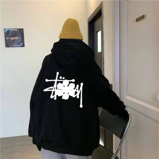 Áo hoodie nam local brand STU unisex Chất nỉ cotton mịn Form Rộng Hàn Quốc - Khoác Nhẹ Chui Đầu Nữ Có Nón Chống Nắng