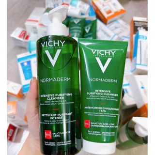 Sữa Rửa Mặt Cho Da Dầu Mụn Vichy Normaderm Phytosolution 400ml - 200ml - 50ml