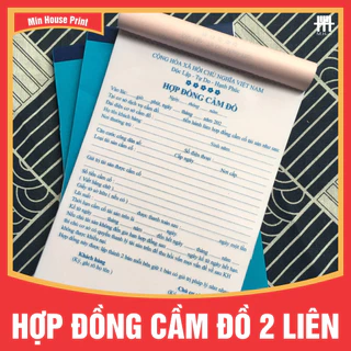 HỢP ĐỒNG CẦM ĐỒ ( 2 LIÊN - 100 TỜ )