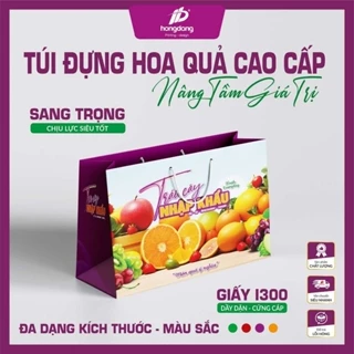 Túi Giấy Gía Sỉ Đựng Trái Cây Nhập Khẩu Cao Cấp 1kg 3kg 5kg Thiết Kế Sang Trọng Đủ Màu Sắc