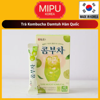 (Date 2/2025) Trà Kombucha Damtuh Hàn Quốc Vị Nho Hộp 10 gói x 5g