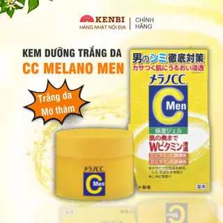 Gel dưỡng ẩm trắng da Melano CC Men Medicated Blemish Whitening Gel khối lượng 100gram dành cho nam- Hàng Nhật Nội Địa
