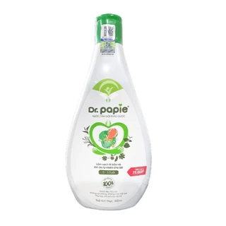 Nước tắm gội thảo dược cho bé Dr.Papie chai 500ml