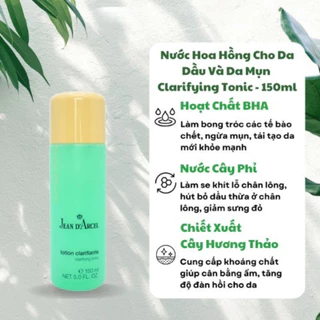 Jean D'Arcel Clarifying Tonic - Nước Hoa Hồng Cho Da Dầu Và Da Mụn