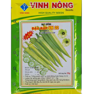 Hạt Giống Đậu Bắp Cao Sản Trái Trắng (gói 20g)