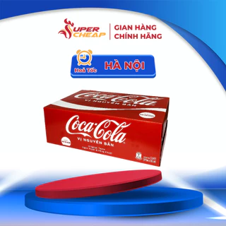 [Hoả tốc HN] Thùng/Lốc 24 Lon Mi-nhon Nước Ngọt Giải Khát Có Ga Coca-Cola Vị Nguyên Bản Original 235ml/Lon Sale 7.7