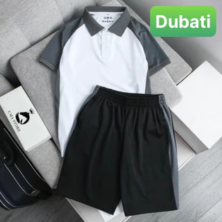 ĐỒ BỘ QUẦN ÁO NAM THỂ THAO MÙA HÈ POLO CHẤT THUN CÁ SẤU CO GIÃN PHONG CÁCH SÀNH ĐIỆU - DUBATI FASHION