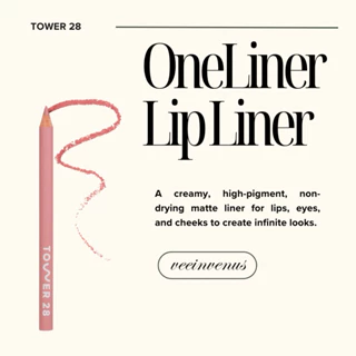 veeinvenus | Chì kẻ đa năng Tower 28 Beauty OneLiner Lip Liner + Eyeliner + Cheek Pencil