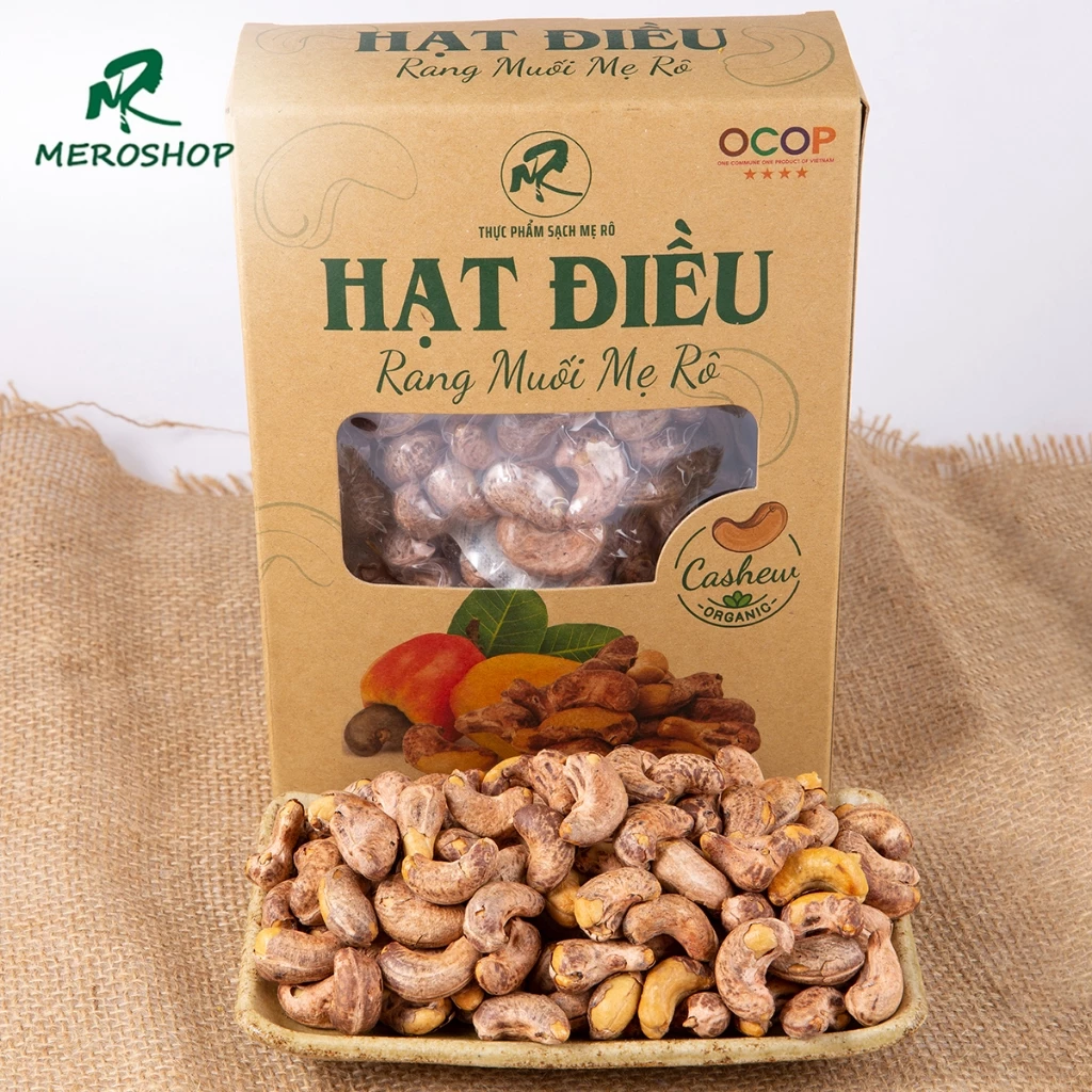 Combo1.5Kg Hạt điều rang muối (3 TúiI/Lon) Mẹ Rô. Có hồ sơ công bố, xuất hóa đơn công ty đầy đủ