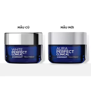 Kem Dưỡng Da Ban đêm 50ml Làm Trắng Mịn Và Giảm Thâm Nám Loreal Paris AURA Perfect Clinical