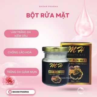 Bột rửa mặt thảo mộc Mh Beauty Spa với các thành phần từ thiên nhiên tái tạo làn da - BẢO AN PHARMA