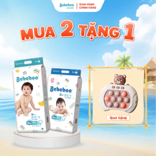 [MUA 2 TẶNG 1 MÁY GAME POPIT] - Combo 2 Bịch Tã Bỉm Bebeboo Nhật Bản Chính Hãng mỏng mềm, thấm hút tốt, đủ size cho bé