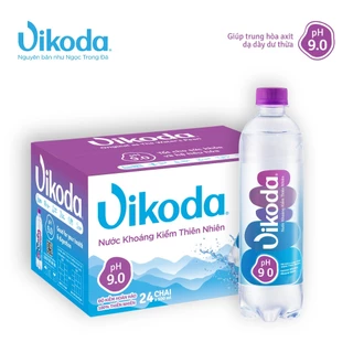 [TOÀN QUỐC] Nước Khoáng Kiềm Thiên Nhiên Vikoda pH 9.0 Thùng 24 chai 500ml