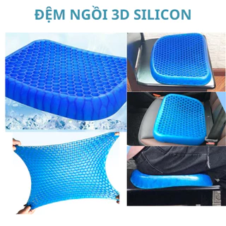 Đệm ngồi silicon 3D thoáng khí lót mông dùng cho ghế văn phòng thiền chống đau mỏi và thâm mông - Faco Accessory