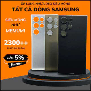 Ốp lưng samsung note 20 s24 s23 s22 s21 s20 ultra note 10 plus s10 5g nhựa siêu mỏng giấy chống bám vân tay như Memumi