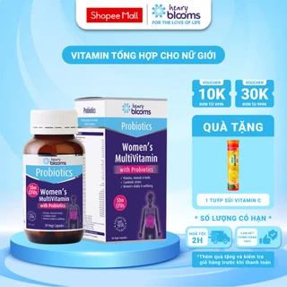 Vitamin Tổng Hợp Cho Nữ Henry Blooms Probiotics Women's Multivitamin Cung Cấp Hơn 20 Vitamin Cho Nữ Giới (Hộp 30 Viên)