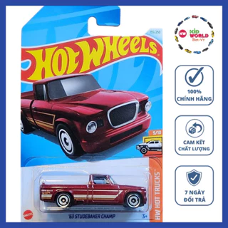 Xe mô hình Hot Wheels basic Bán tải '63 Studebaker Champ HTC35.