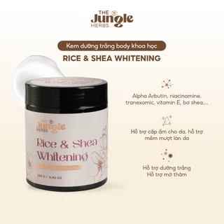 Kem dưỡng trắng body khoa học Rice Shea handmade