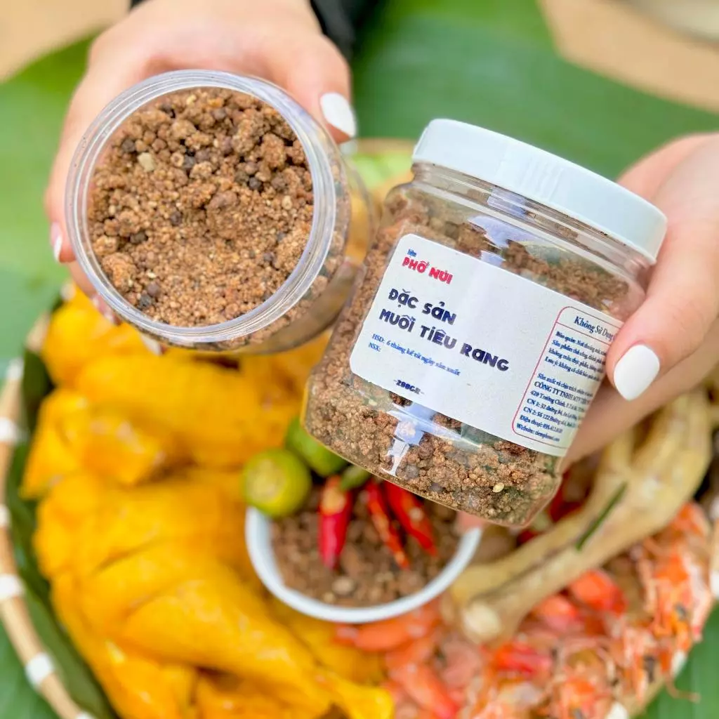 Combo 2 Hũ Muối Tiêu Rang, Đặc Sản Tây Nguyên - Tiệm Phố Núi
