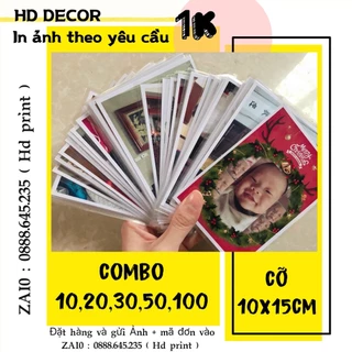 [ FreeShip ] Combo 10 ảnh 10x15cm in ảnh theo yêu cầu