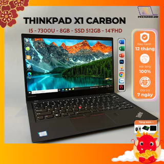 Laptop Lenovo Thinkpad X1 Carbon Gen5 (i5-7300U/8GB/512GB/14inch FHD) viền siêu mỏng, máy mỏng nhẹ doanh nhân