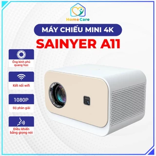 Máy chiếu mini 4K Sainyer A11 cao cấp, hệ điều hành Android, độ phân giải 1080P kết nối WIFI