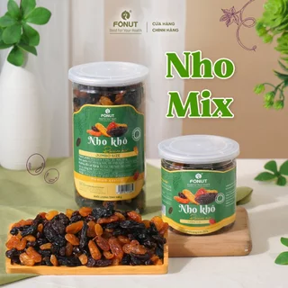 Nho khô Mix Chile Fonut 500g -250g sấy mọng vị chua ngọt tự nhiên, phù hợp cho ăn vặt , làm bánh