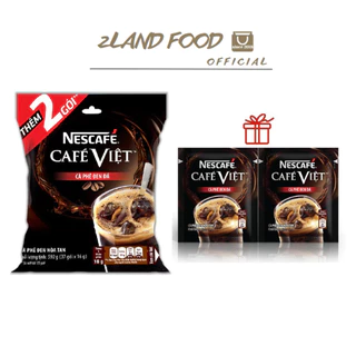 NESCAFÉ CAFE HÒA TAN ĐEN ĐÁ - TÚI 560G (TÚI 35 GÓI x 16G)