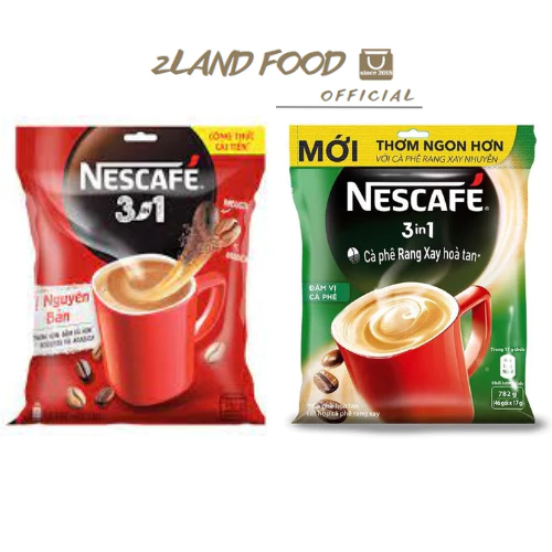 NESCAFÉ 3IN1 CAFE RANG SAY HÒA TAN & RANG SAY NHUYỄN