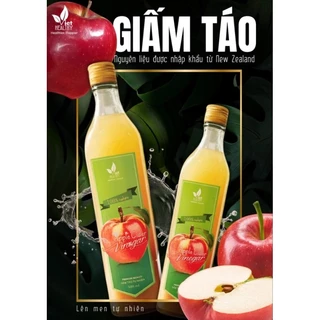 Giấm táo 500ml nguyên chất Viet Healthy, mật ong tinh khiết