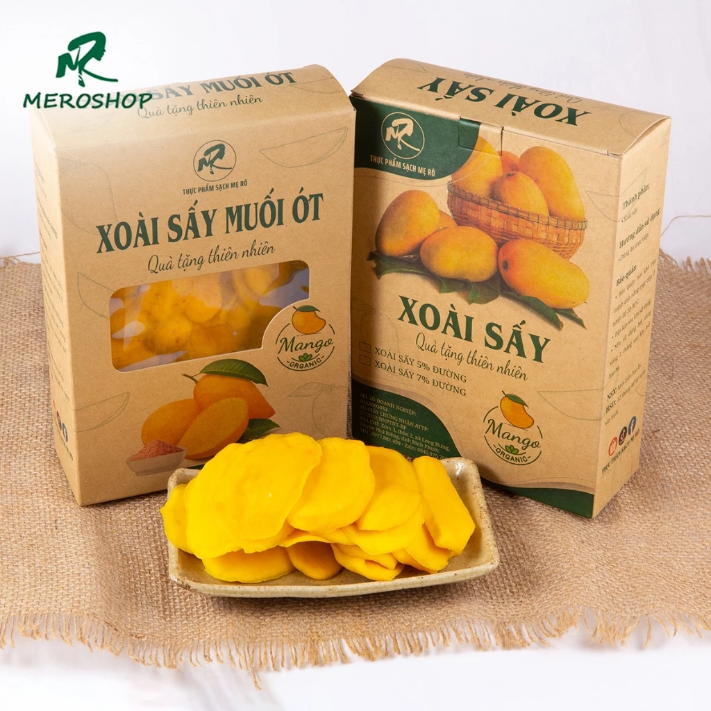 (Combo 5kg) Xoài sấy dẻo Mẹ Rô. Có hồ sơ công bố, xuất hóa đơn công ty đầy đủ