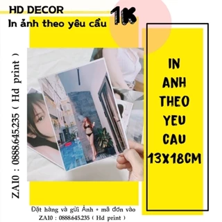 In ảnh 13x18cm in theo yêu cầu giá rẻ, ảnh thật - Rửa ảnh lấy ngay In 10 tấm tặng 1 tấm