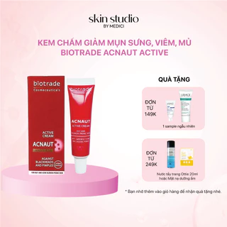 Kem Chấm Mụn sưng, mụn nội tiết Biotrade Acnaut Giảm Nhanh Các Loại Mụn Cream 5ml