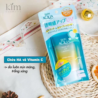 KEM CHỐNG NẮNG SKIN AQUA MINT GREEN