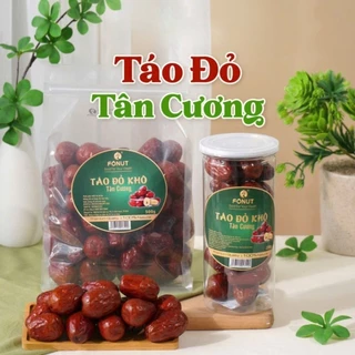 Táo đỏ khô Tân Cương MONUTS hảo hàng loại 1( gói 500gr, hũ 250gr)