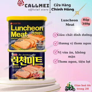 Thịt Hộp Ăn Liền Tươi Ngon Lotte The Luncheon Meat Hàn Quốc - 340g